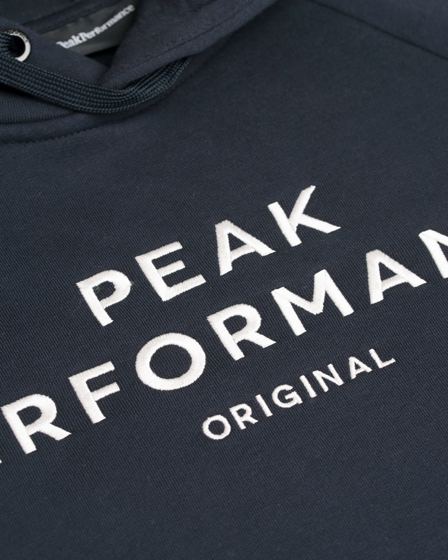 Homme | Pulls Et Tricots | Peak Performance | M Logo Hoodie Navy