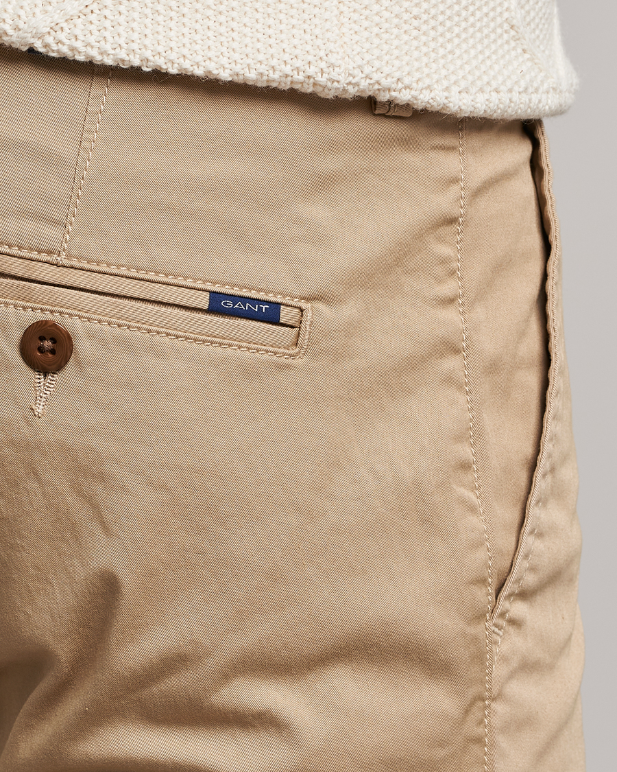 Homme | Pantalons | GANT | Slim Twill Chino Dark Khaki