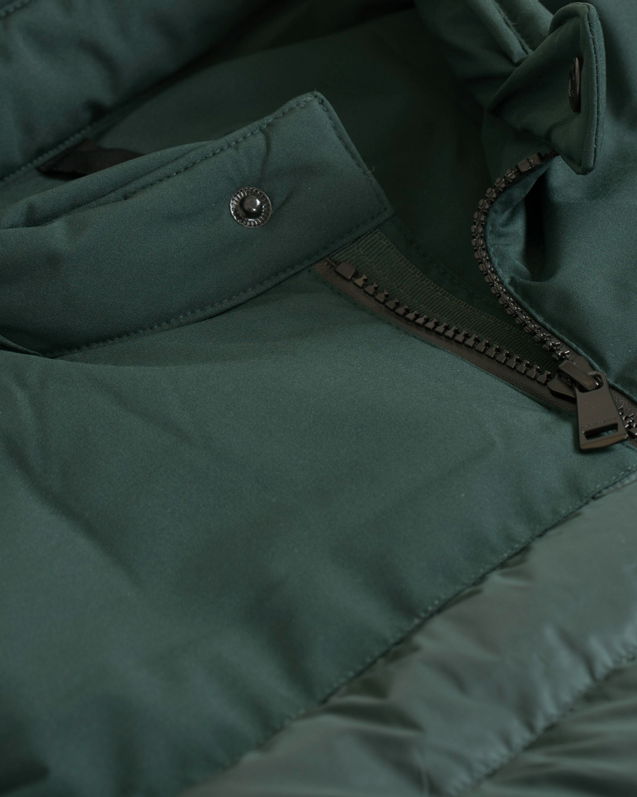 Homme | Manteaux Et Vestes | Hackett | Aston Martin Tech Moto Down Jacket Racing Green