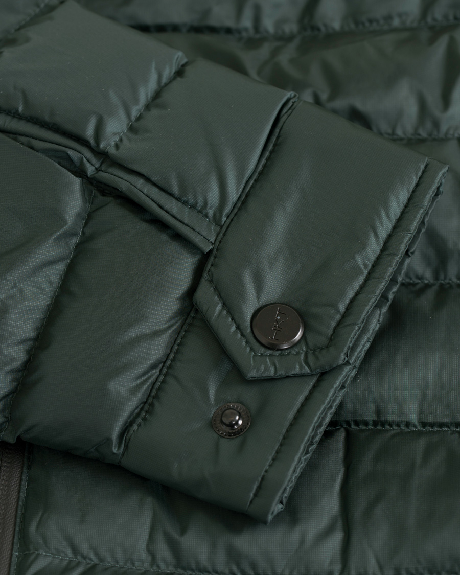 Homme | Manteaux Et Vestes | Hackett | Aston Martin Tech Moto Down Jacket Racing Green