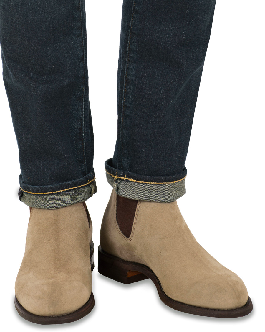 Homme | R.M.Williams Wentworth G Boot Oatmeal Suede | R.M.Williams | Wentworth G Boot Oatmeal Suede