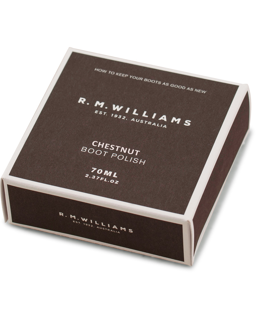 Homme | R.M.Williams Boot Stockman Polish Chestnut 70ML | R.M.Williams | Boot Stockman Polish Chestnut 70ML