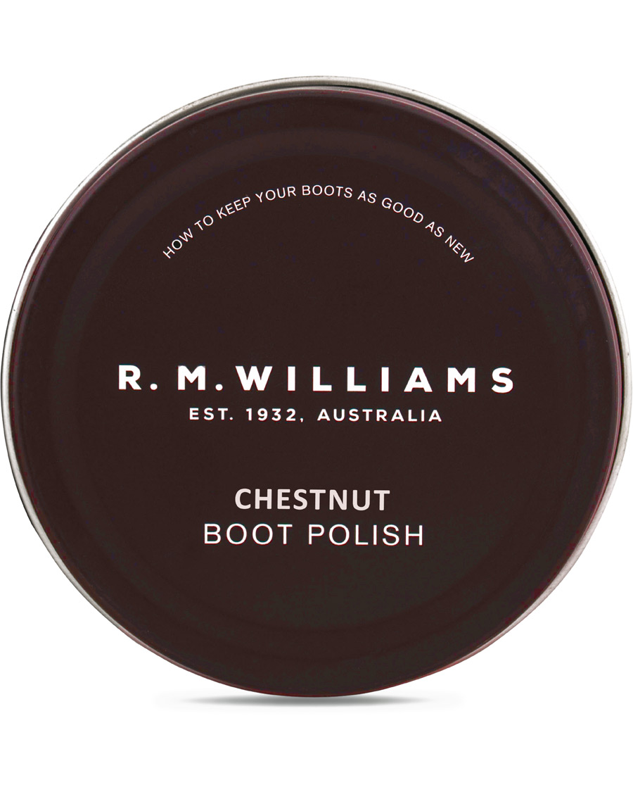 Homme | R.M.Williams Boot Stockman Polish Chestnut 70ML | R.M.Williams | Boot Stockman Polish Chestnut 70ML