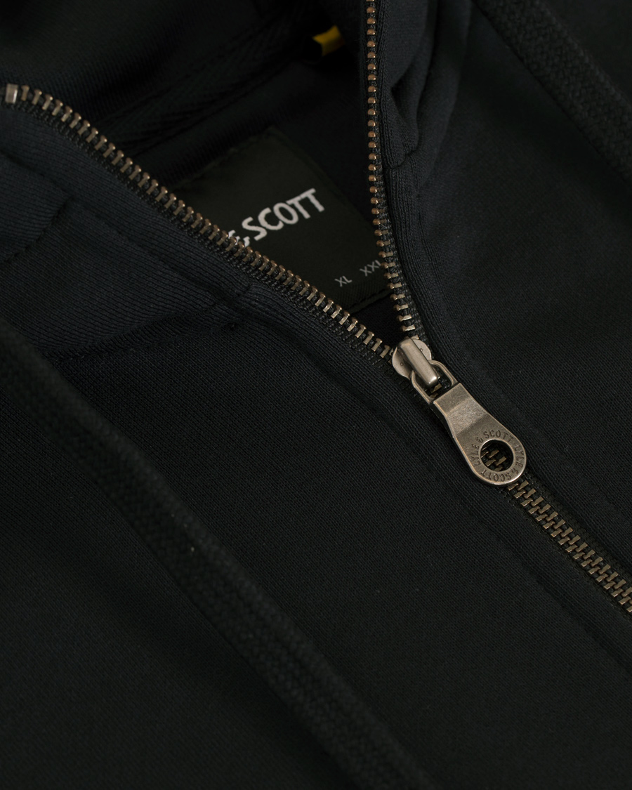 Homme | Pulls Et Tricots | Lyle & Scott | Half Zip Hoodie True Black