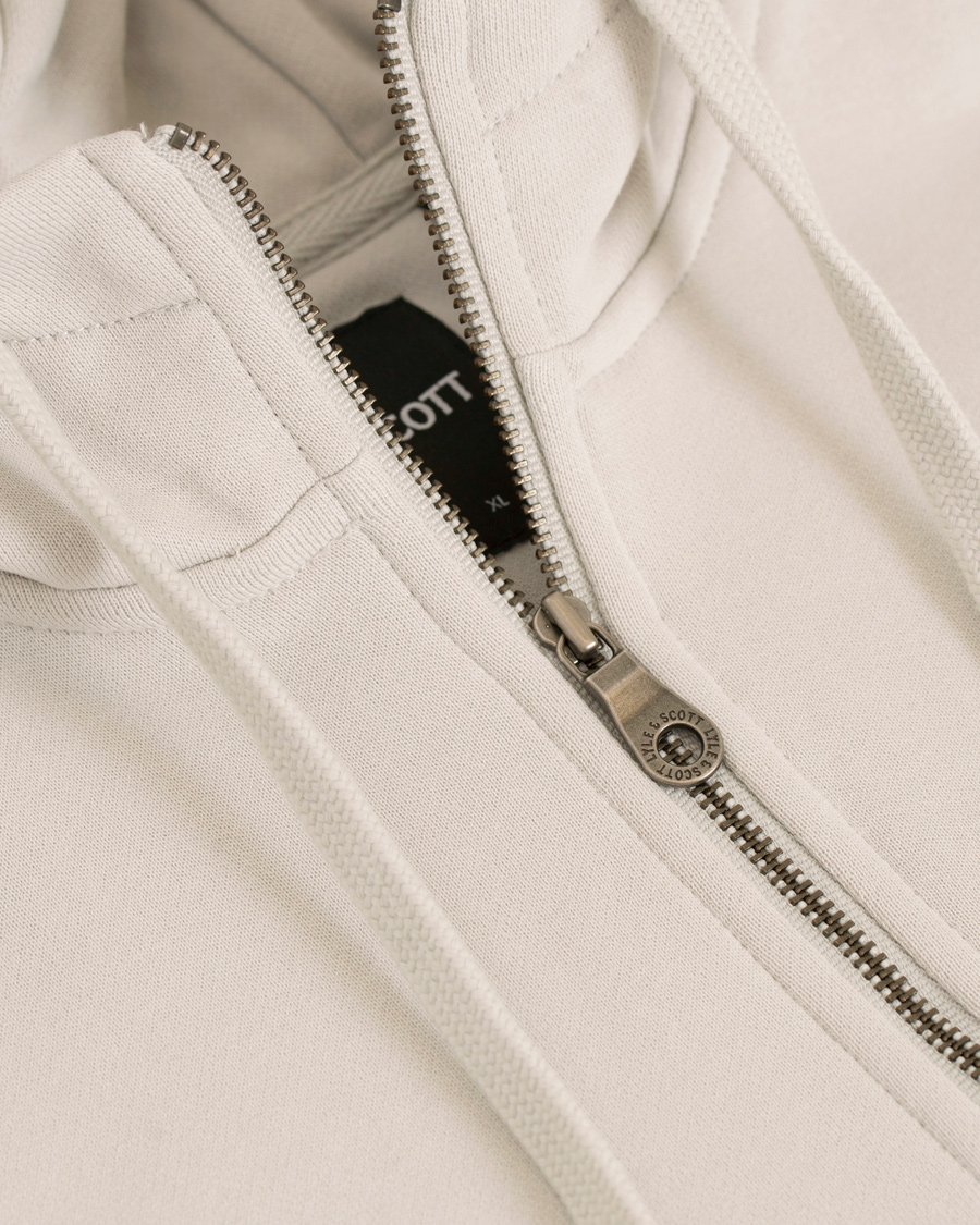 Homme | Pulls Et Tricots | Lyle & Scott | Half Zip Hoodie Light Grey