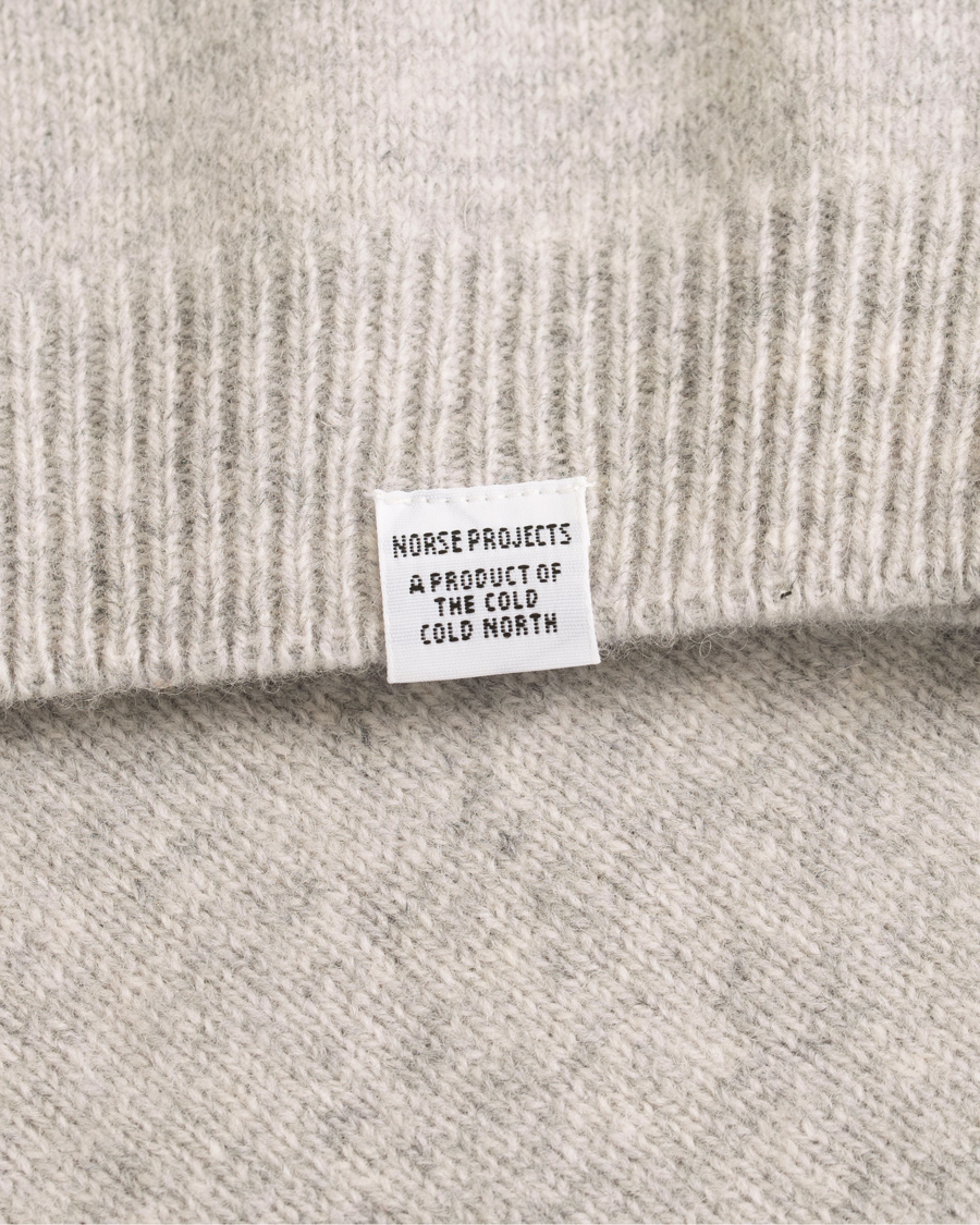 Homme | Pulls Et Tricots | Norse Projects | Sigfred Lambswool Crew Neck Light Grey Melange
