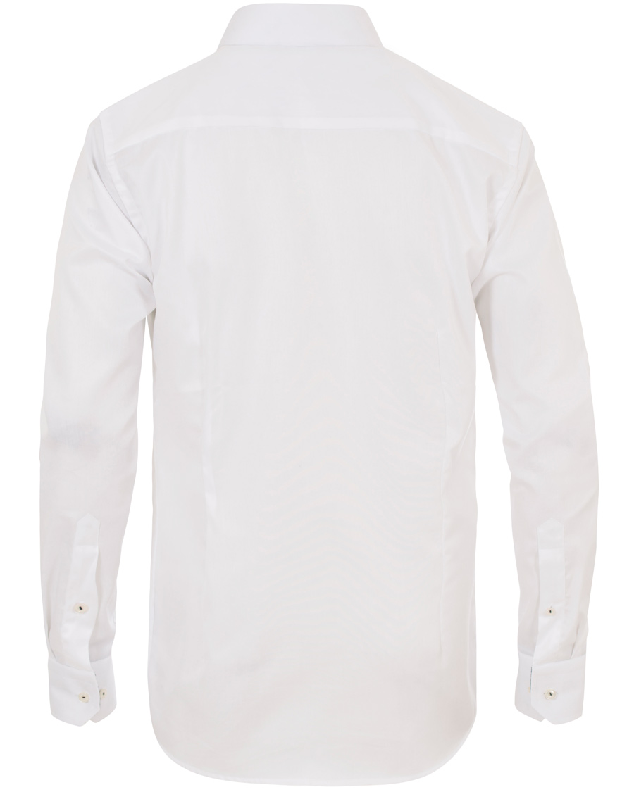 Homme | Chemises | Eton | Super Sim Contrast Flower Shirt White