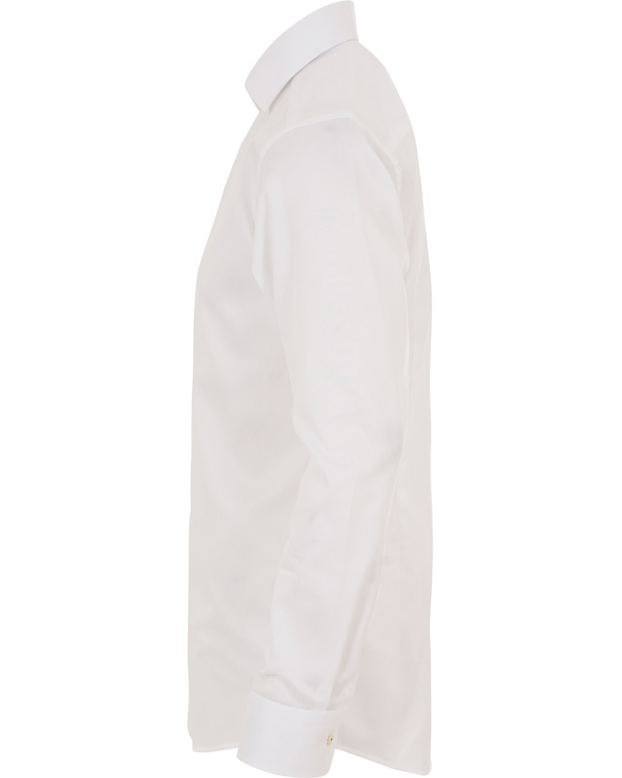 Homme | Chemises | Eton | Super Sim Contrast Flower Shirt White