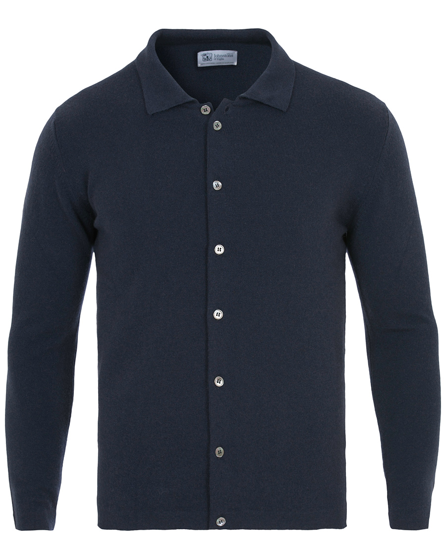 Homme | Pulls Et Tricots | Johnstons of Elgin | Cashmere Cardigan Navy