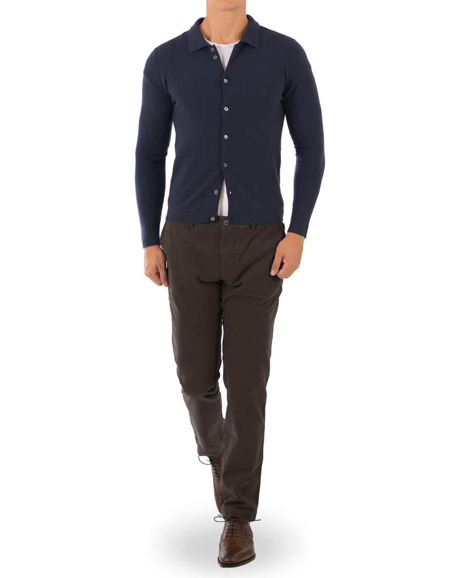 Homme | Pulls Et Tricots | Johnstons of Elgin | Cashmere Cardigan Navy