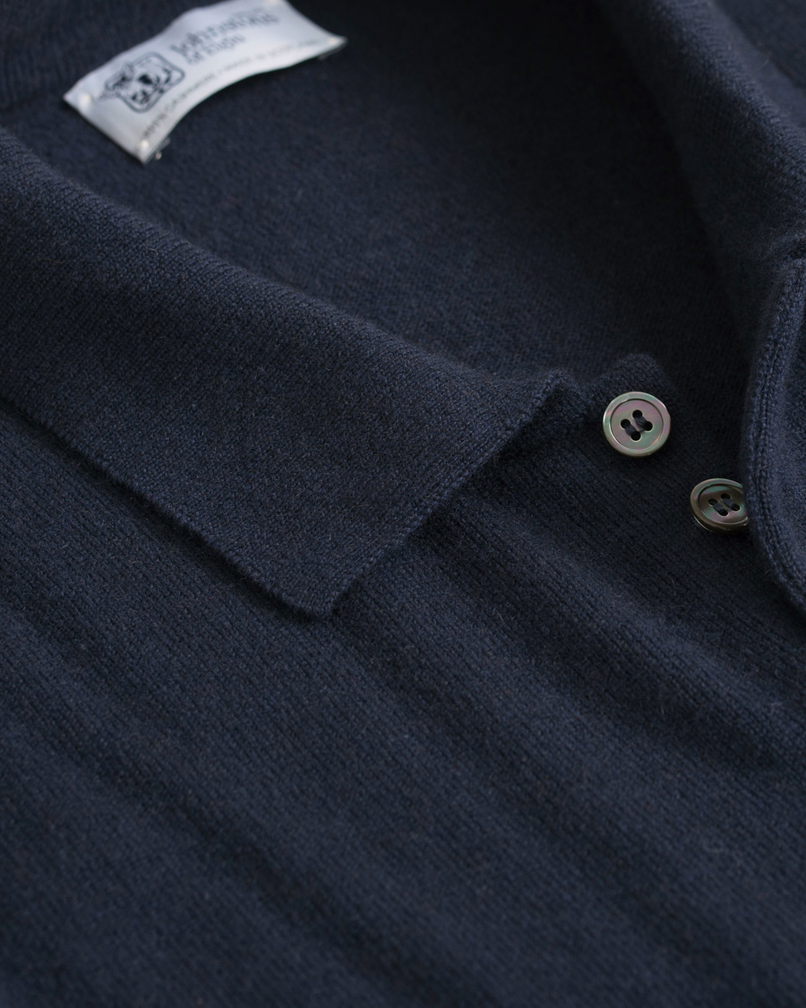 Homme | Pulls Et Tricots | Johnstons of Elgin | Cashmere Cardigan Navy