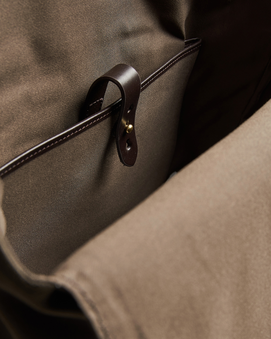 Homme | Mismo M/S Nylon Backpack Army/Dark Brown | Mismo | M/S Nylon Backpack Army/Dark Brown