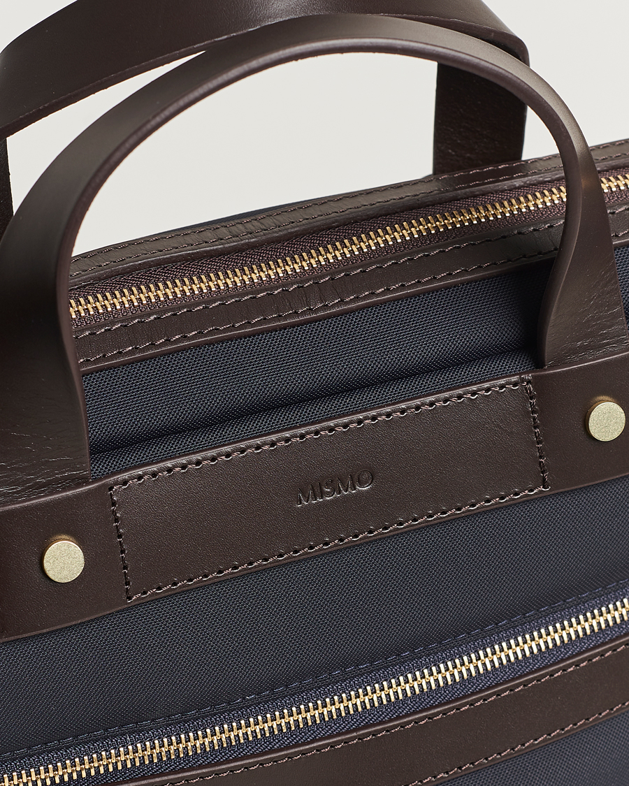 Homme | Sacs | Mismo | M/S Nylon Office Navy/Dark Brown