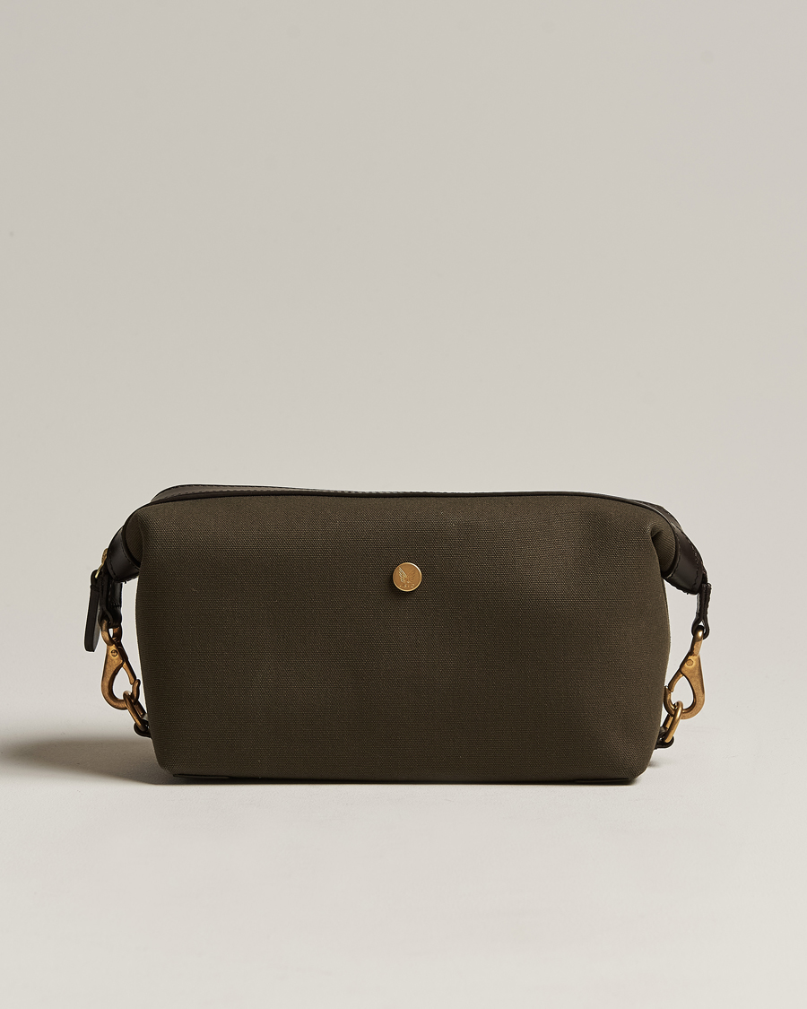 Homme | Sacs | Mismo | M/S Nylon Washbag Army/Dark Brown