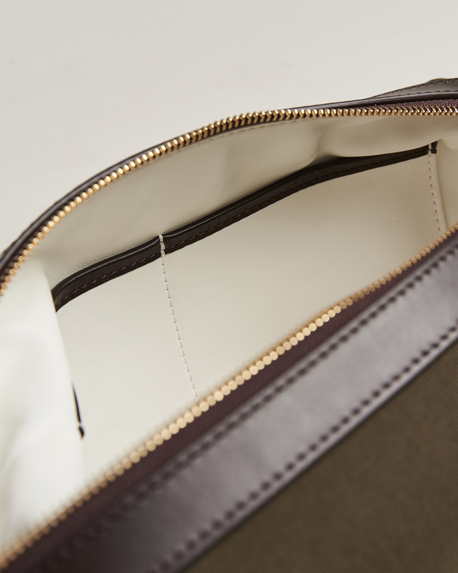 Homme | Sacs | Mismo | M/S Nylon Washbag Army/Dark Brown