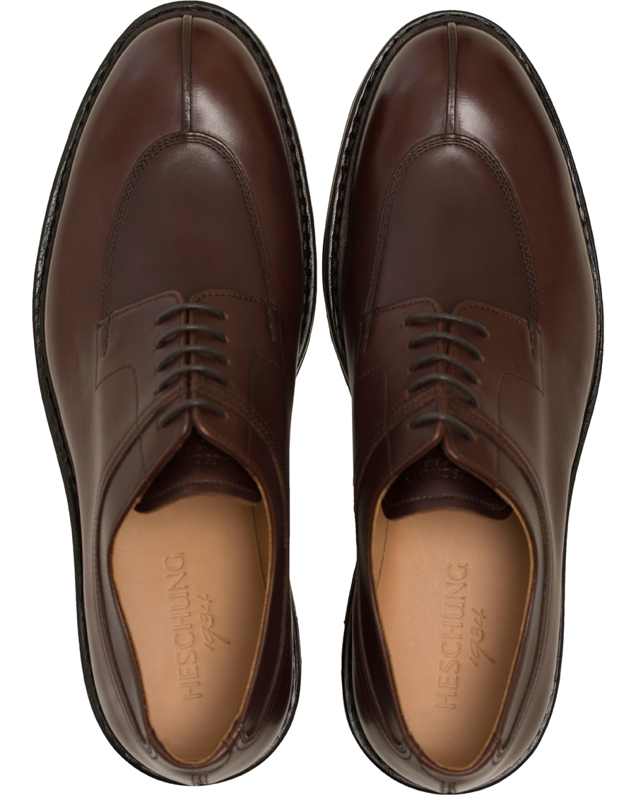 Homme | Heschung Catalpa Split Toe Derby Chestnut Calf | Heschung | Catalpa Split Toe Derby Chestnut Calf
