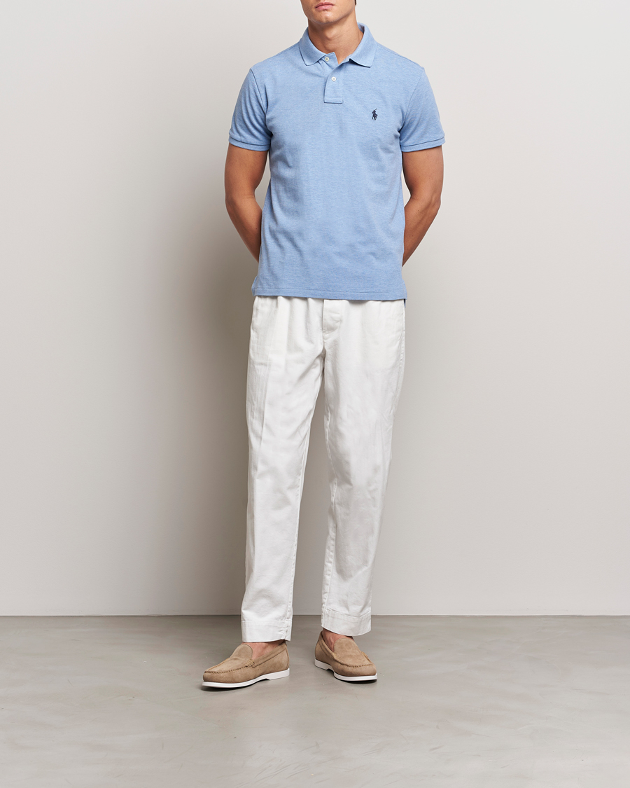 Homme | Polos | Polo Ralph Lauren | Custom Slim Fit Polo Isle Heather