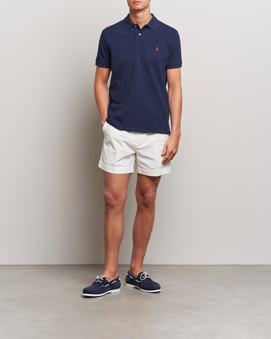 Homme | Polos | Polo Ralph Lauren | Custom Slim Fit Polo Newport Navy