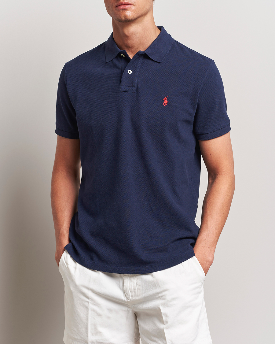 Homme | Polos | Polo Ralph Lauren | Custom Slim Fit Polo Newport Navy