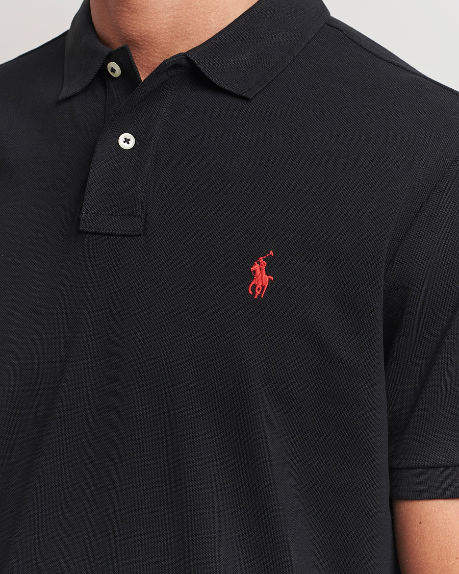 Homme | Polos | Polo Ralph Lauren | Custom Slim Fit Polo Black
