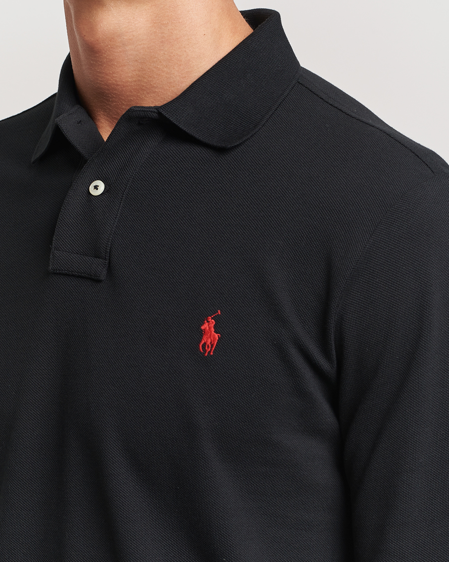 Homme | Polos | Polo Ralph Lauren | Custom Slim Fit Long Sleeve Polo Polo Black