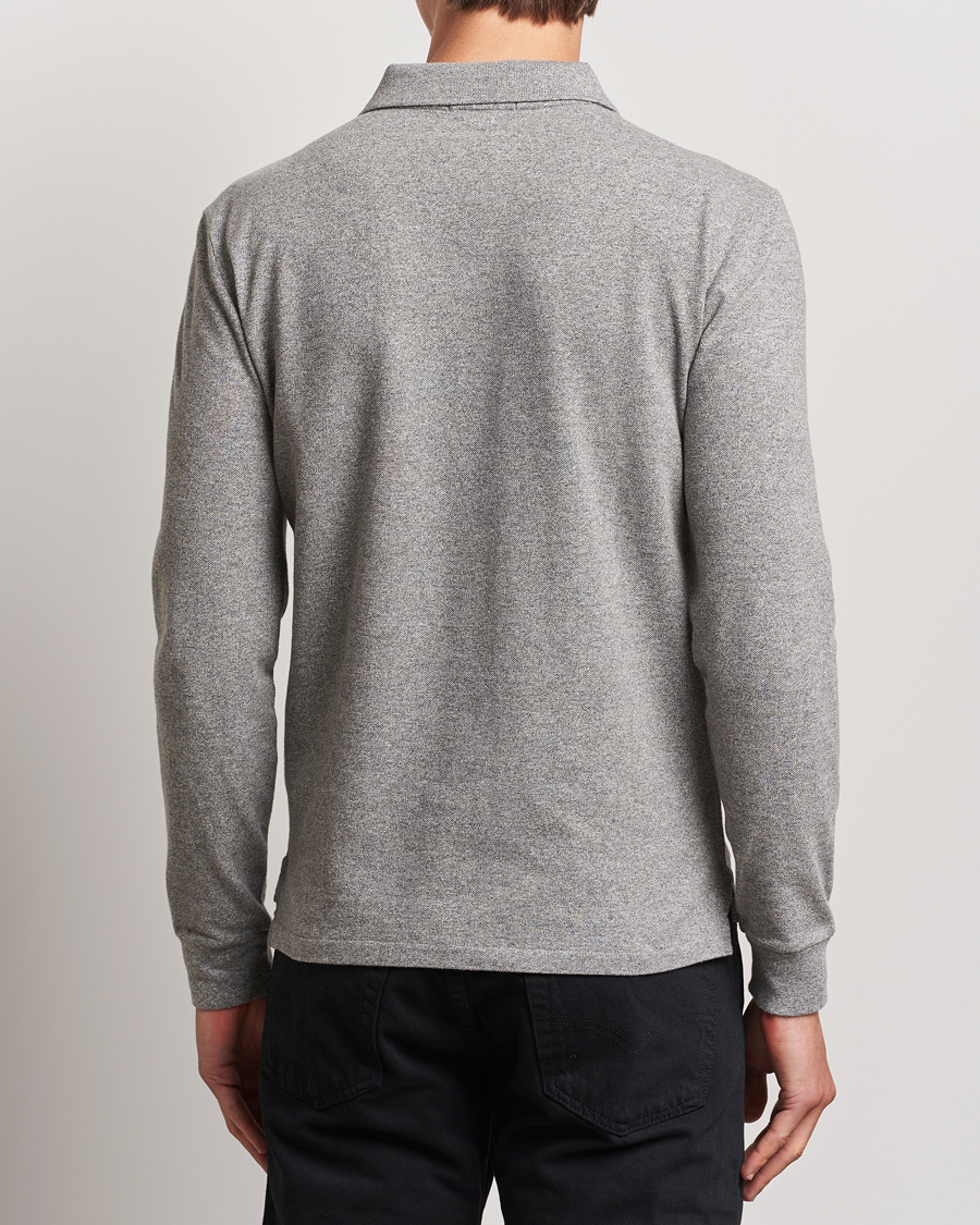 Homme | Polos | Polo Ralph Lauren | Slim Fit Long Sleeve Polo Canterbury Heather