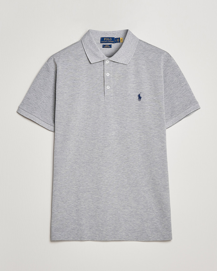 Homme | Polos | Polo Ralph Lauren | Slim Fit Stretch Polo Andover Heather