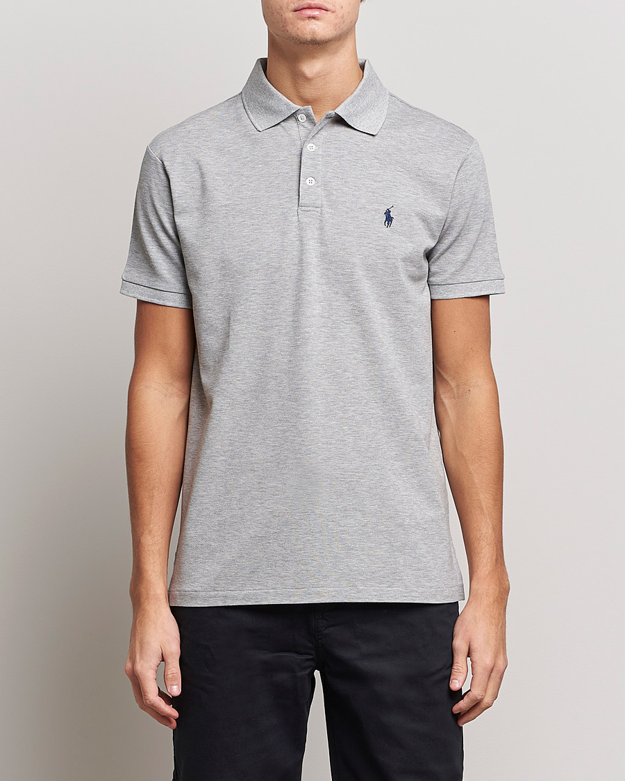 Homme |  | Polo Ralph Lauren | Slim Fit Stretch Polo Andover Heather