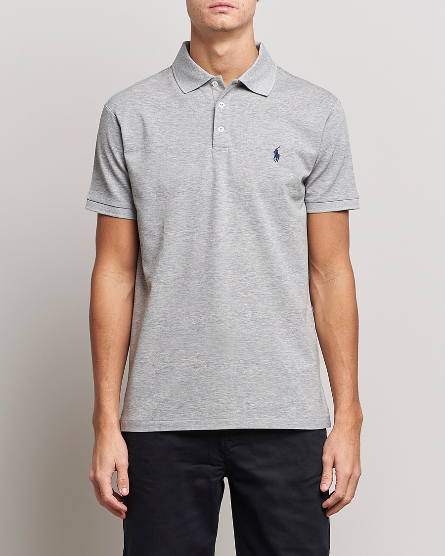 Homme | Polos | Polo Ralph Lauren | Slim Fit Stretch Polo Andover Heather