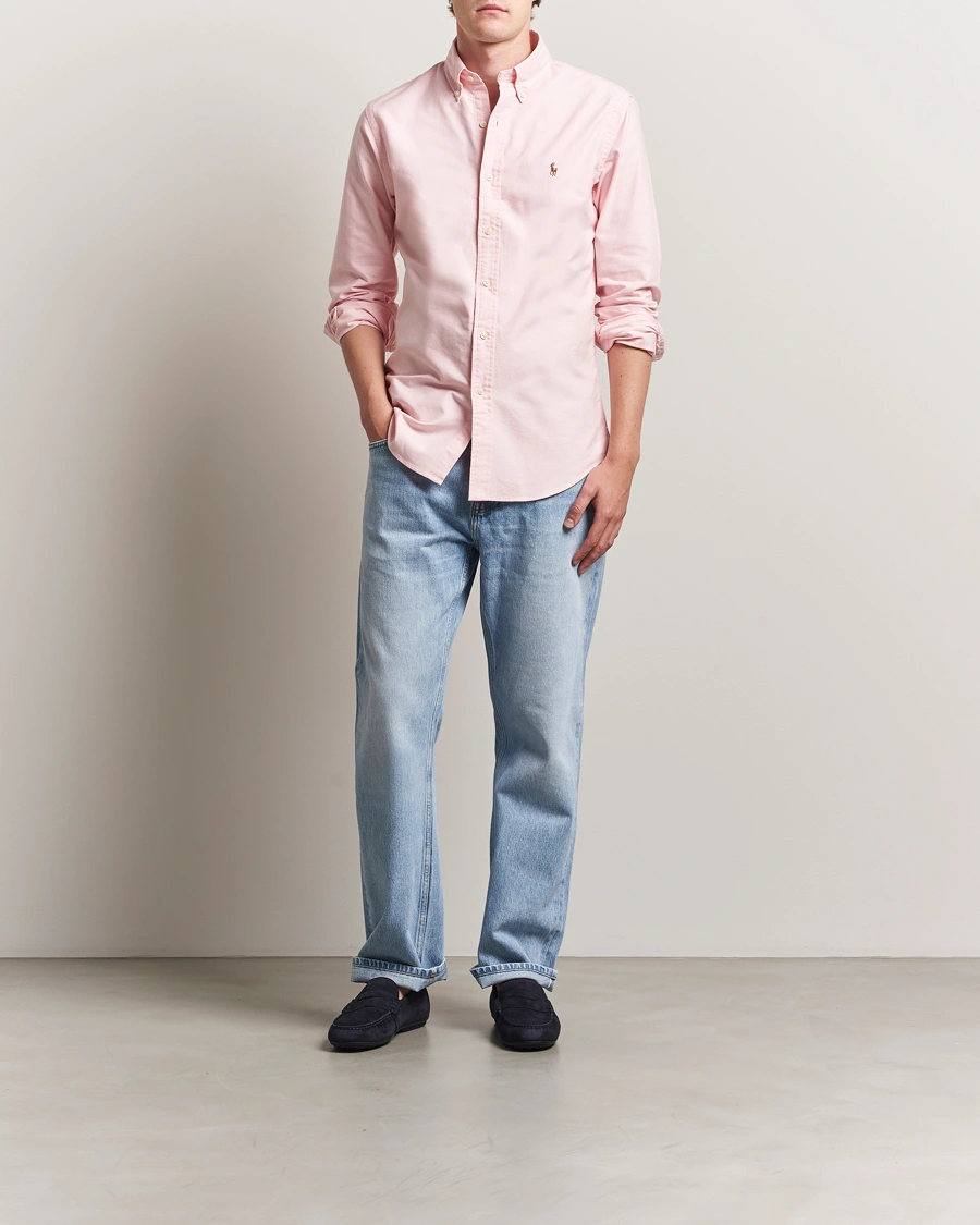 Homme | Chemises | Polo Ralph Lauren | Custom Fit Oxford Shirt Pink