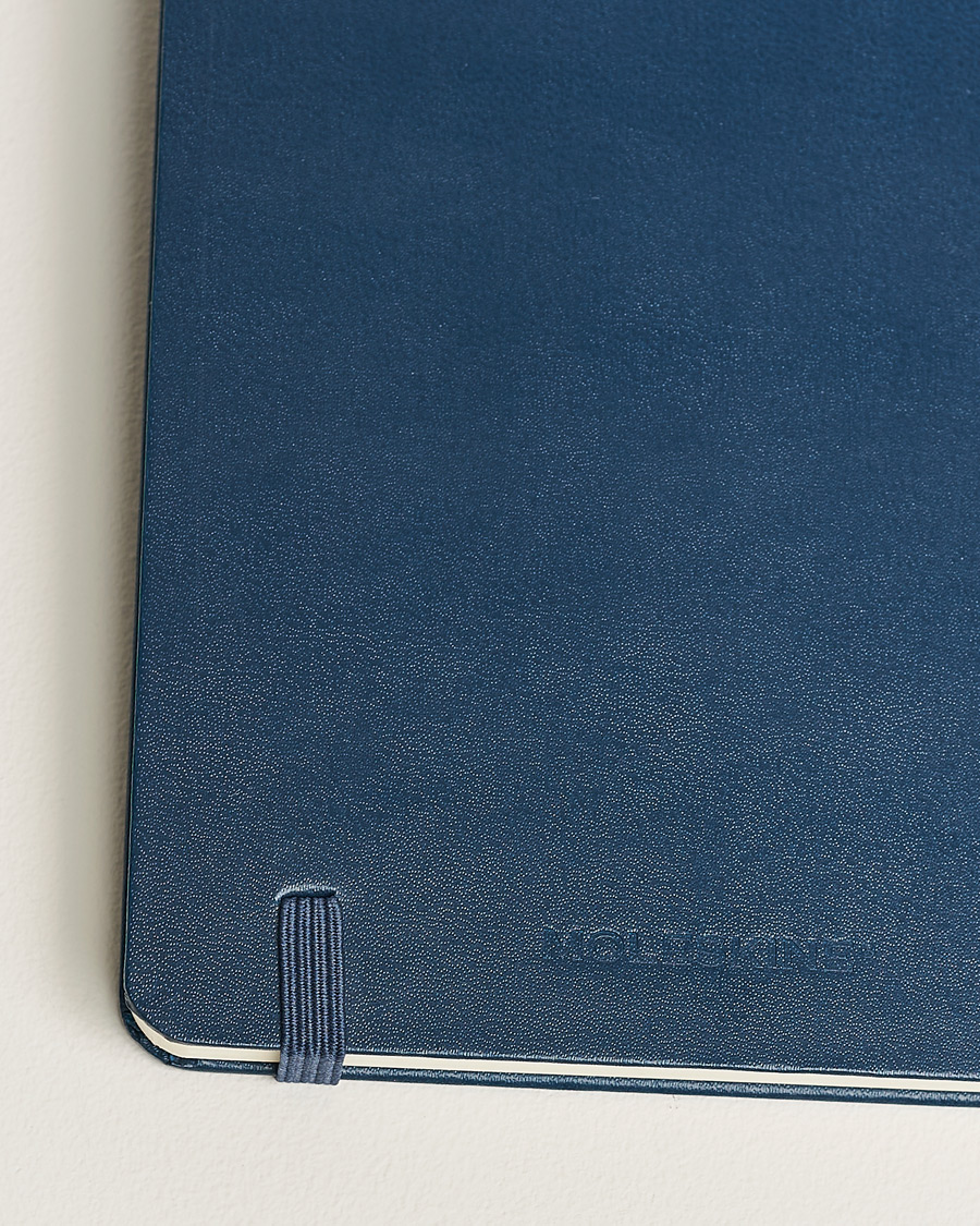 Homme | Moleskine Ruled Hard Notebook Large Sapphire Blue | Moleskine | Ruled Hard Notebook Large Sapphire Blue