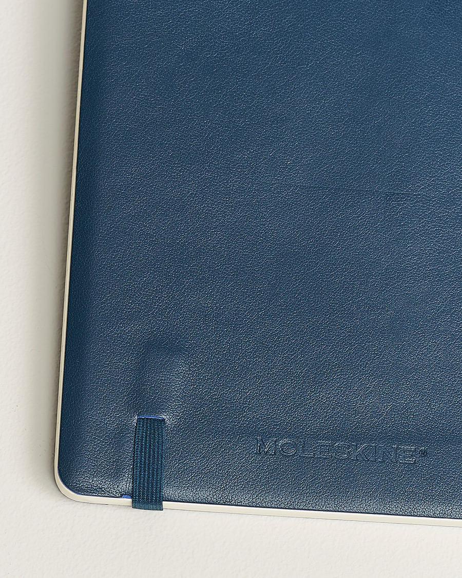 Homme | Moleskine Ruled Soft Notebook Large Sapphire Blue | Moleskine | Ruled Soft Notebook Large Sapphire Blue