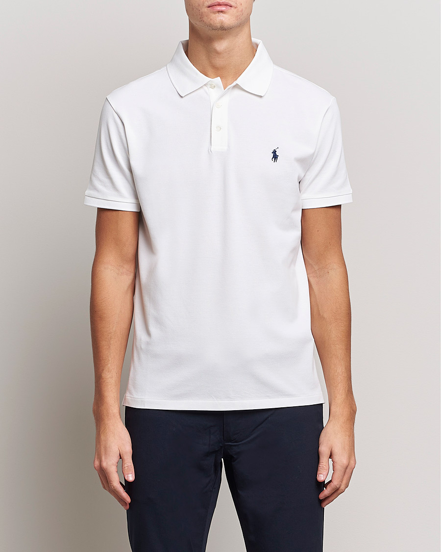 Homme |  | Polo Ralph Lauren | Slim Fit Stretch Polo White
