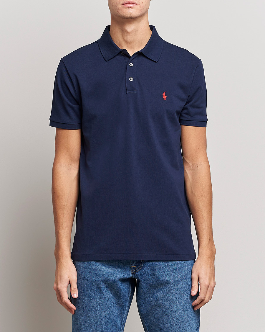 Homme |  | Polo Ralph Lauren | Slim Fit Stretch Polo Refined Navy