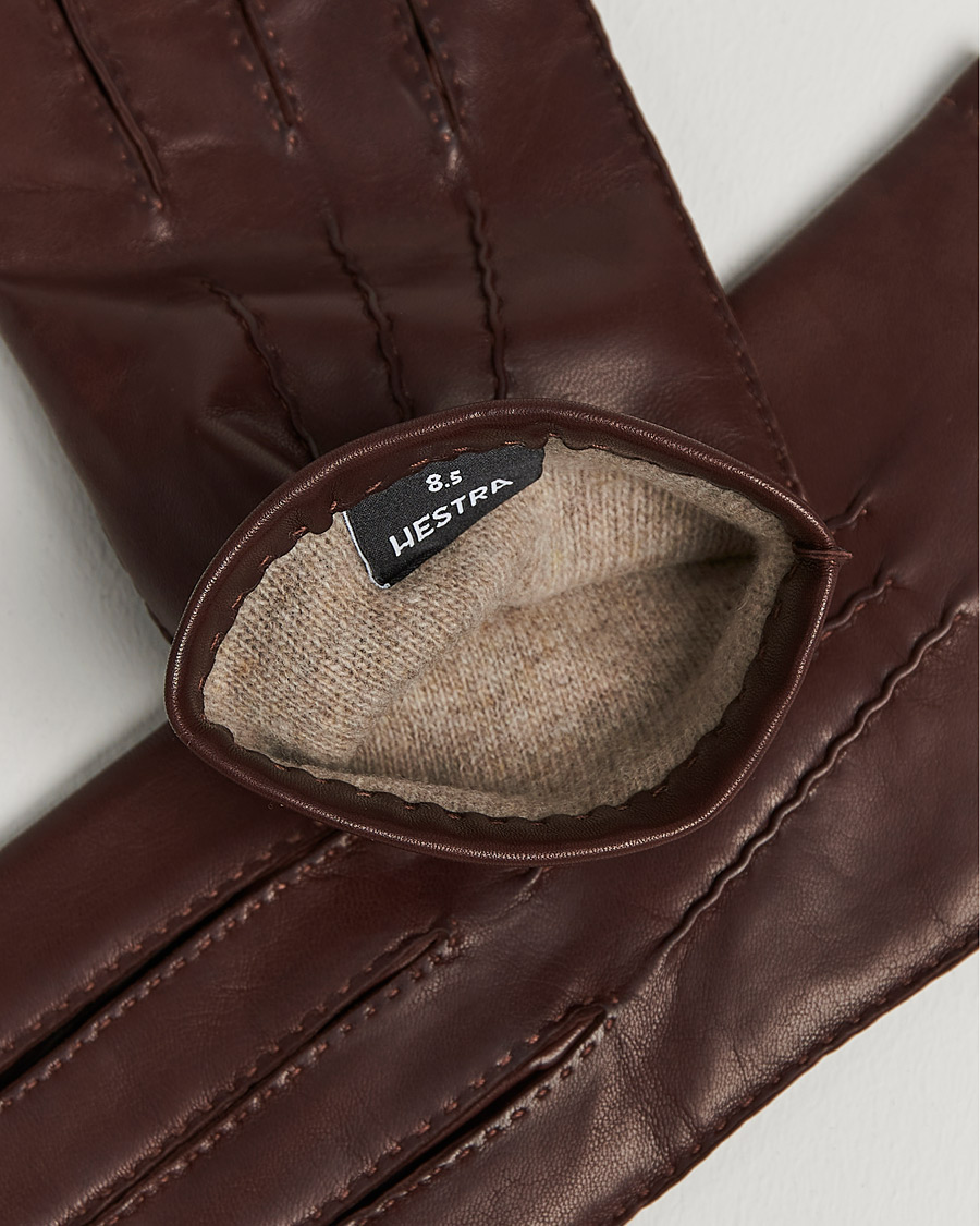 Homme |  | Hestra | Edward Wool Liner Glove Chestnut