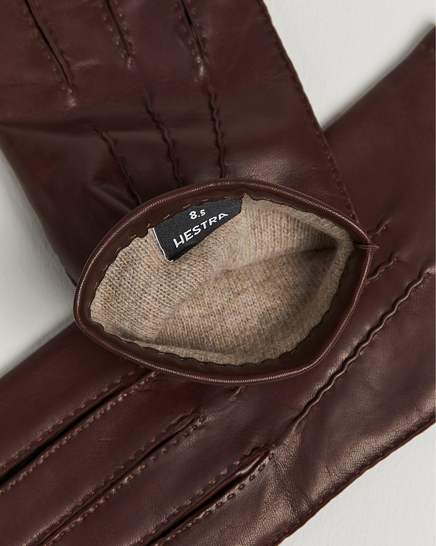 Homme | Gants | Hestra | Edward Wool Lined Glove Chestnut