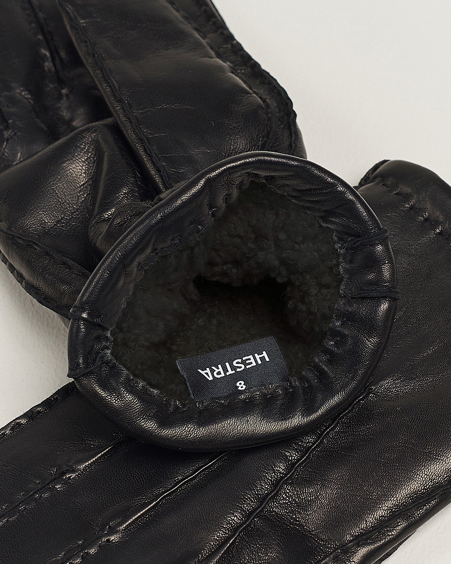 Homme | Gants | Hestra | George Lambskin Hairsheep Glove Black