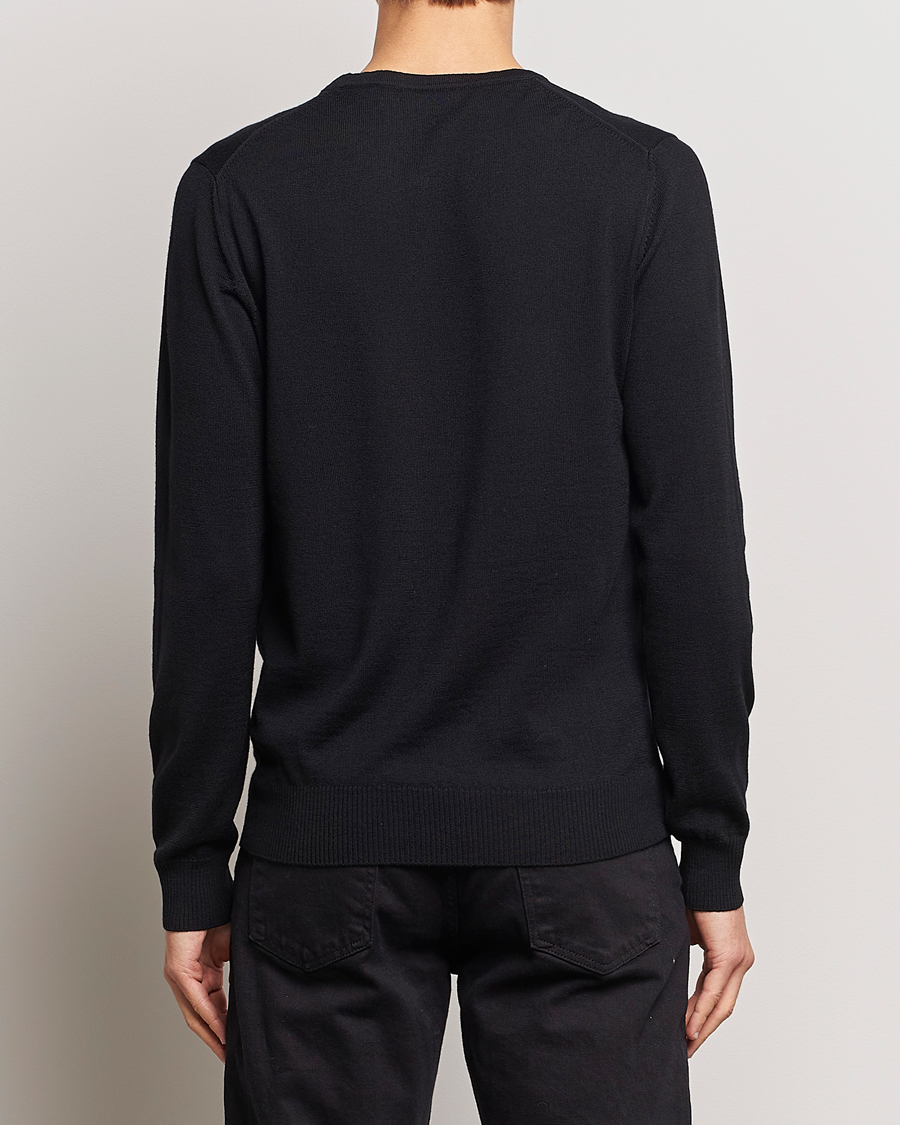 Homme | Pulls Et Tricots | J.Lindeberg | Lyle True Merino Crew Neck Pullover Black