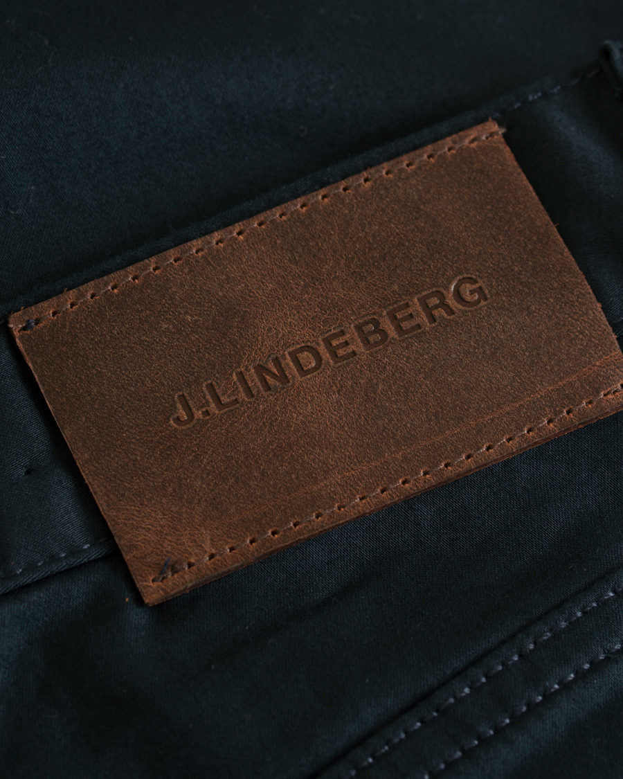 Homme | Jeans | J.Lindeberg | Jay Satin Stretch Jeans Navy