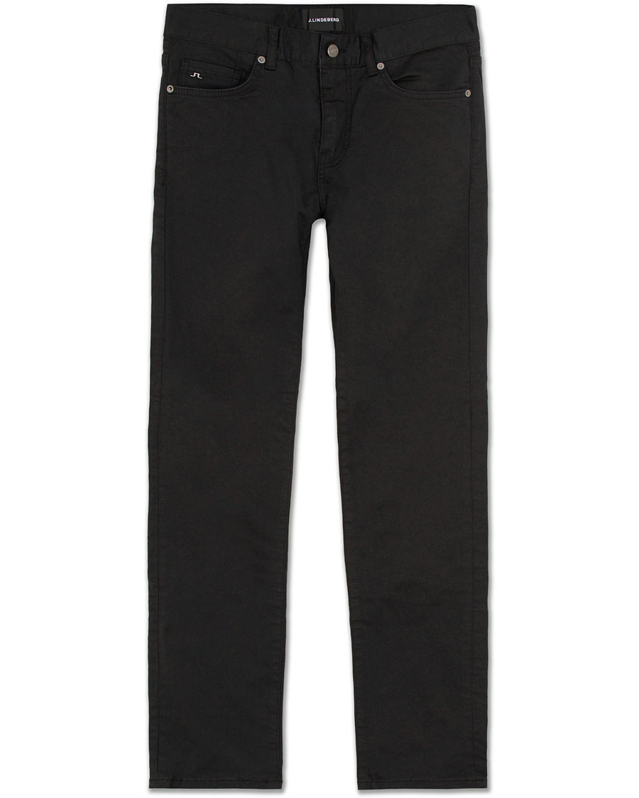 Homme | Jeans | J.Lindeberg | Jay Satin Stretch Jeans Black