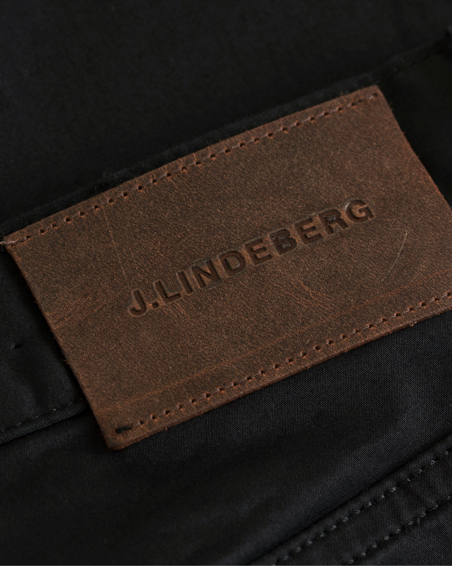 Homme | Jeans | J.Lindeberg | Jay Satin Stretch Jeans Black