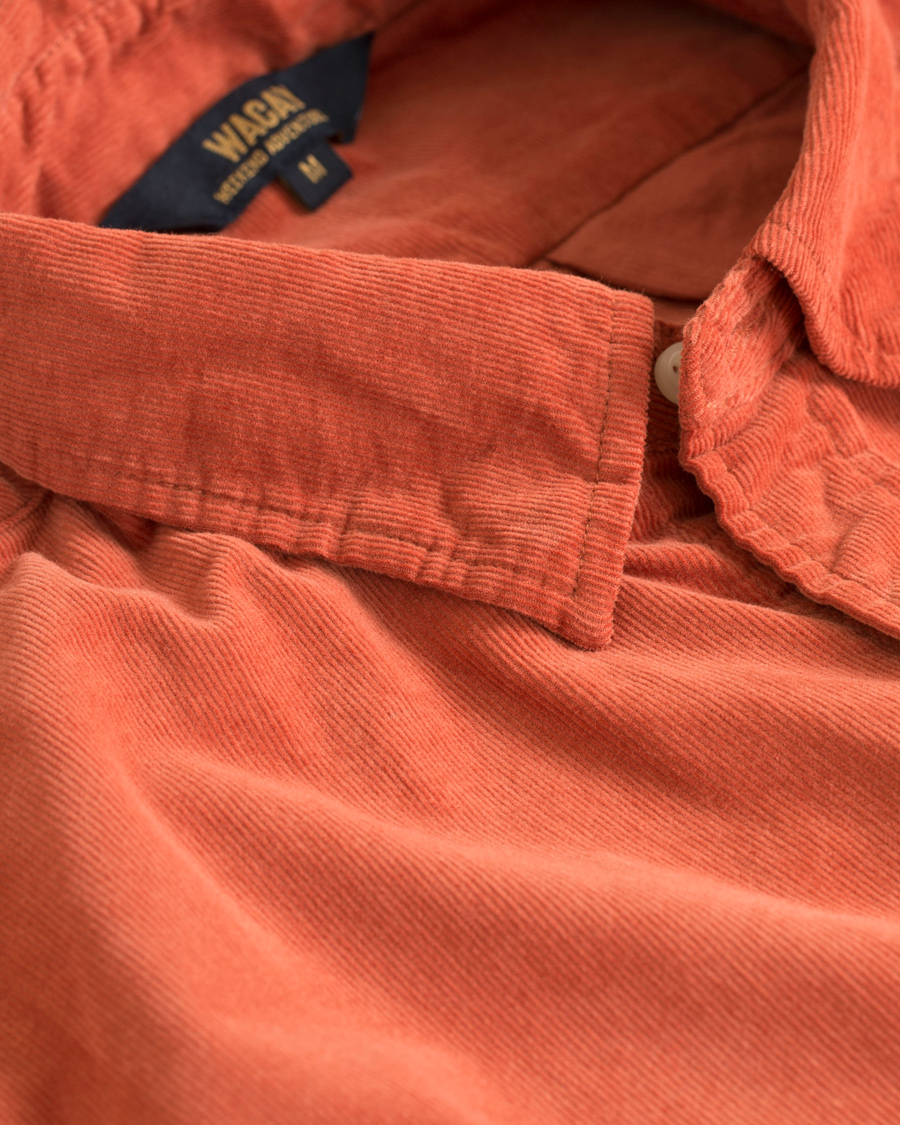 Homme | Chemises | WACAY | Gusto Baby Cord Shirt Coral