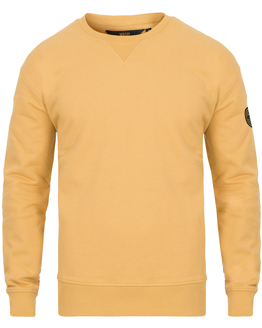 Homme | Pulls Et Tricots | WACAY | Badge Sweatshirts Faded Yellow