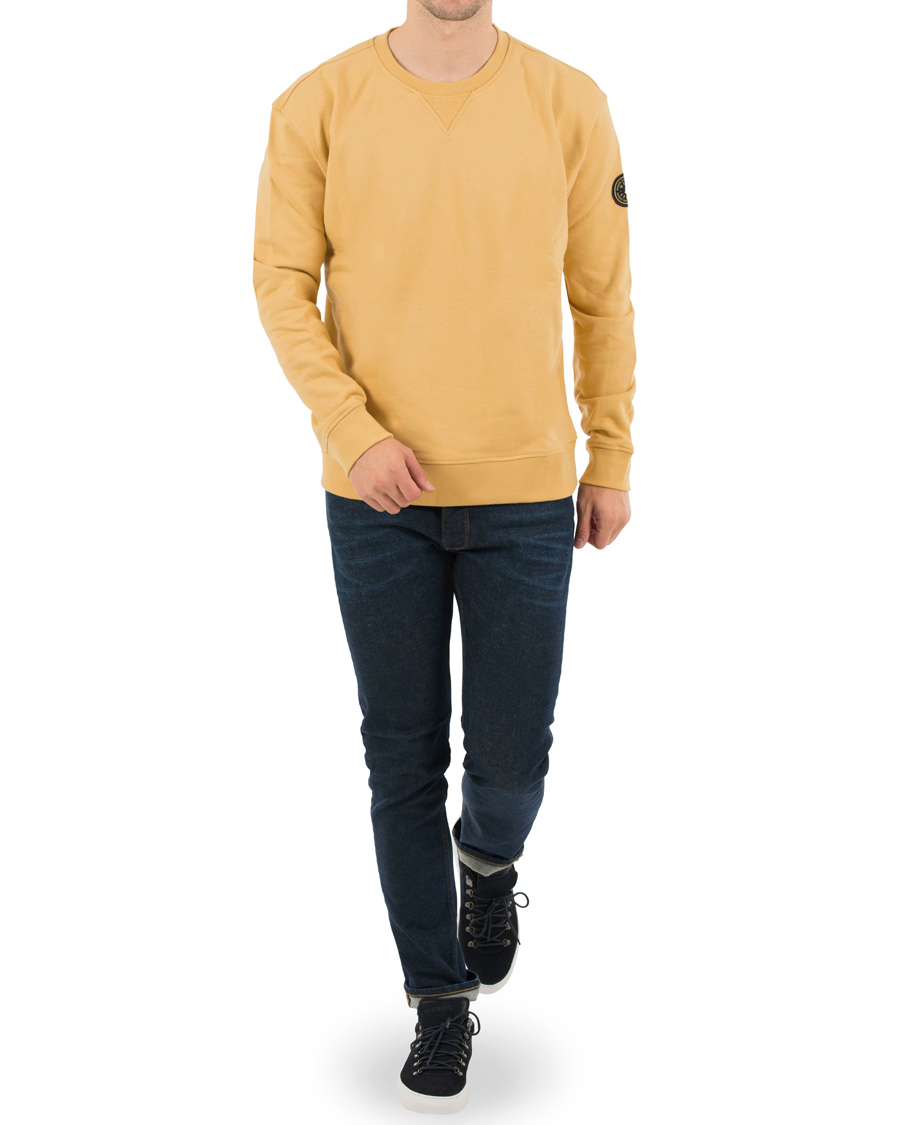 Homme | Pulls Et Tricots | WACAY | Badge Sweatshirts Faded Yellow
