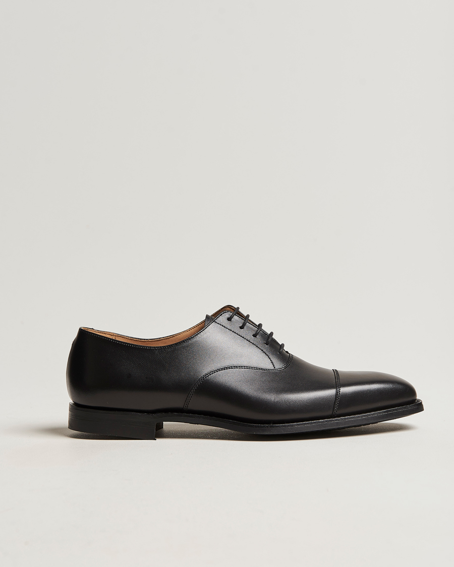 Homme | Chaussures Oxford | Crockett & Jones | Hallam Oxford City Sole E Black Calf