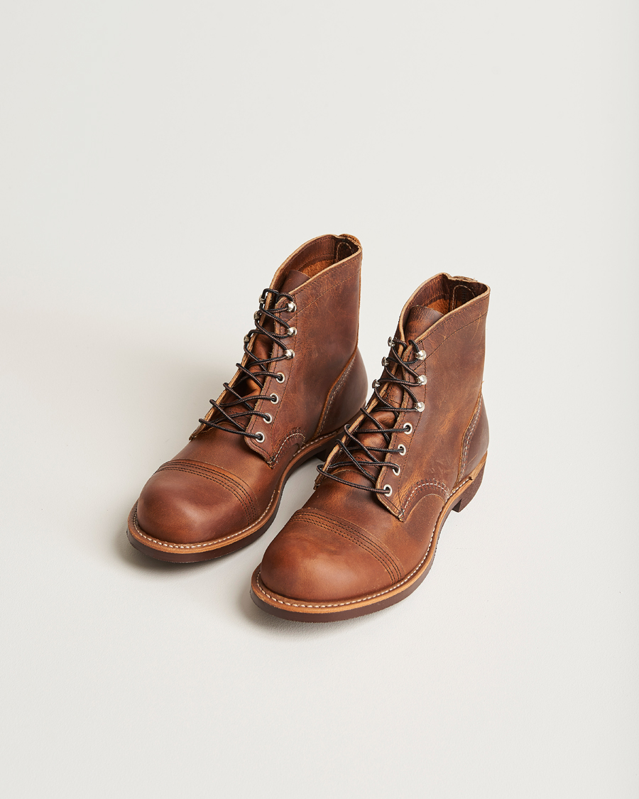 Homme | Bottes À Lacets | Red Wing Shoes | Iron Ranger Boot Copper Rough/Tough Leather