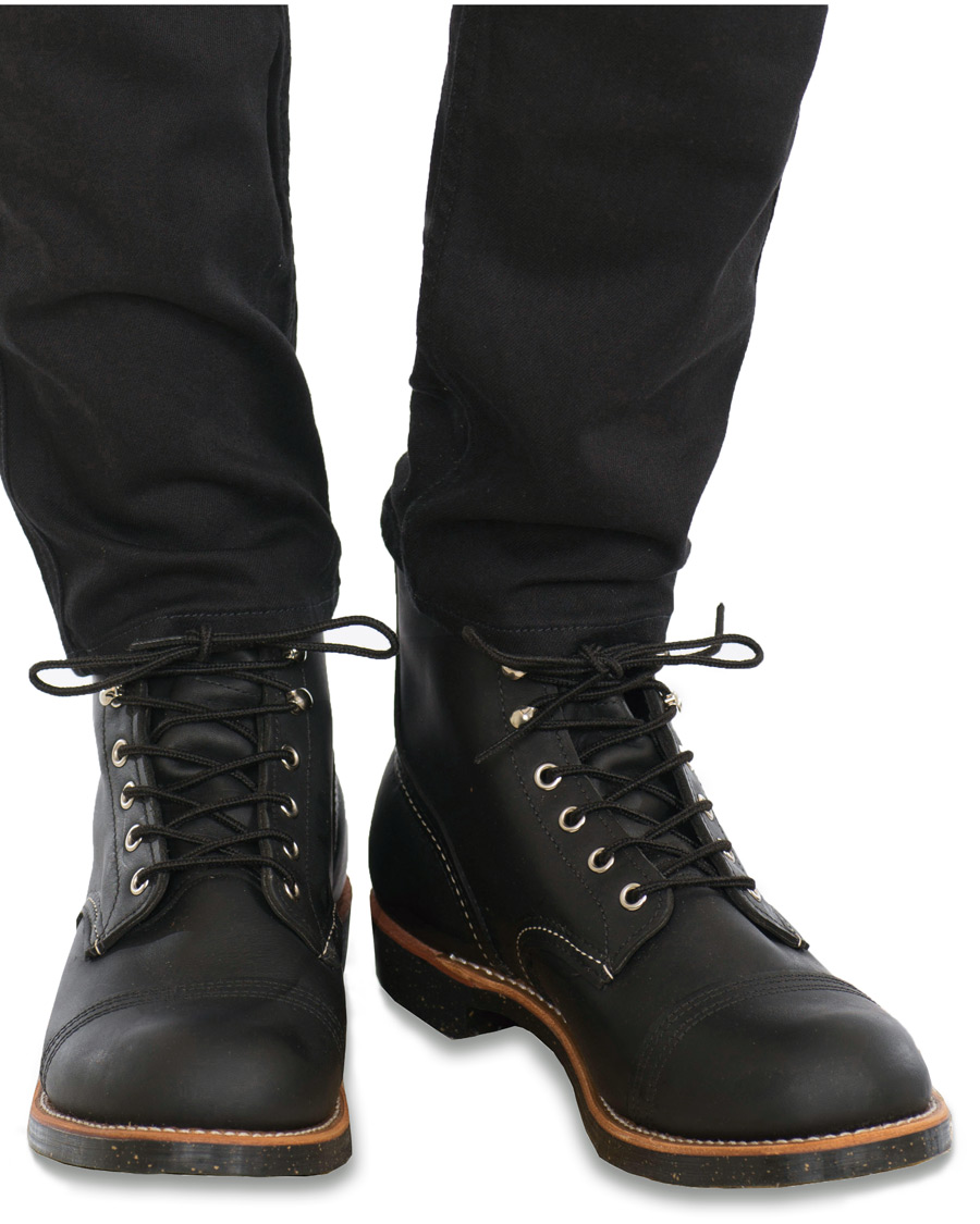 Homme | Red Wing Shoes Iron Ranger Boot Black Harness Leather | Red Wing Shoes | Iron Ranger Boot Black Harness Leather