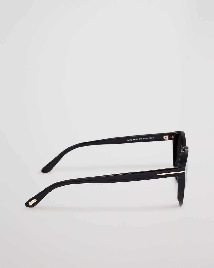 Homme | Lunettes De Soleil | Tom Ford | Ian FT0591 Sunglasses Shiny Black