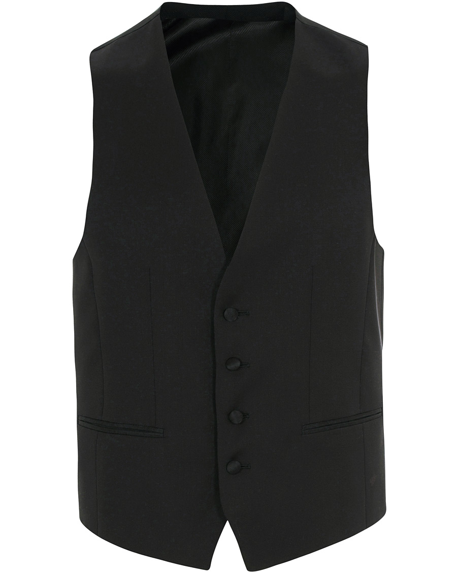Homme | Blazers | BOSS BLACK | BOSS Wesley Tuxedo Waistcoat Black