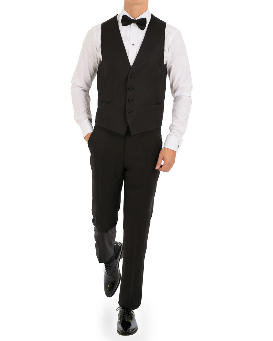 Homme | Blazers | BOSS BLACK | BOSS Wesley Tuxedo Waistcoat Black
